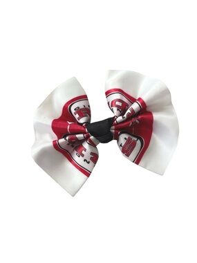 Cincinnati Reds MLB Jumbo Hair Bow Barrette Red Logo Game Day NWOT